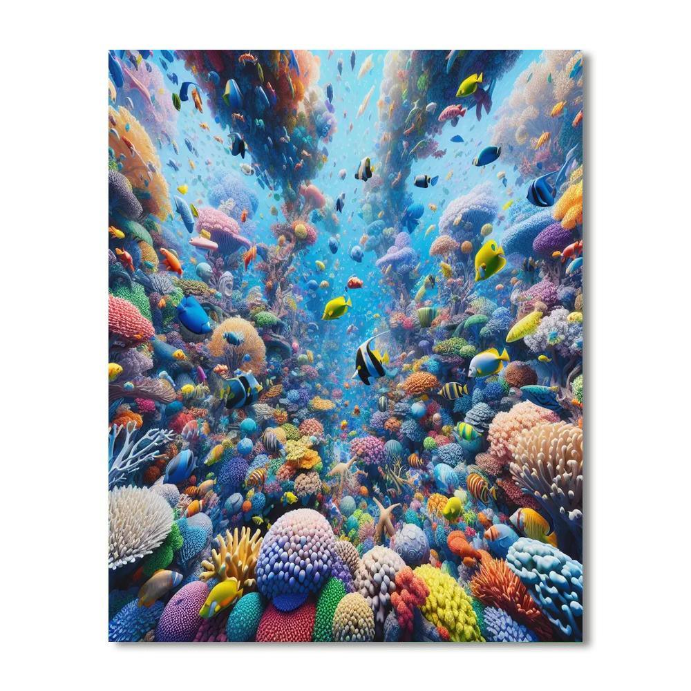Under The Enchanted Sea Numbered Painting Kits