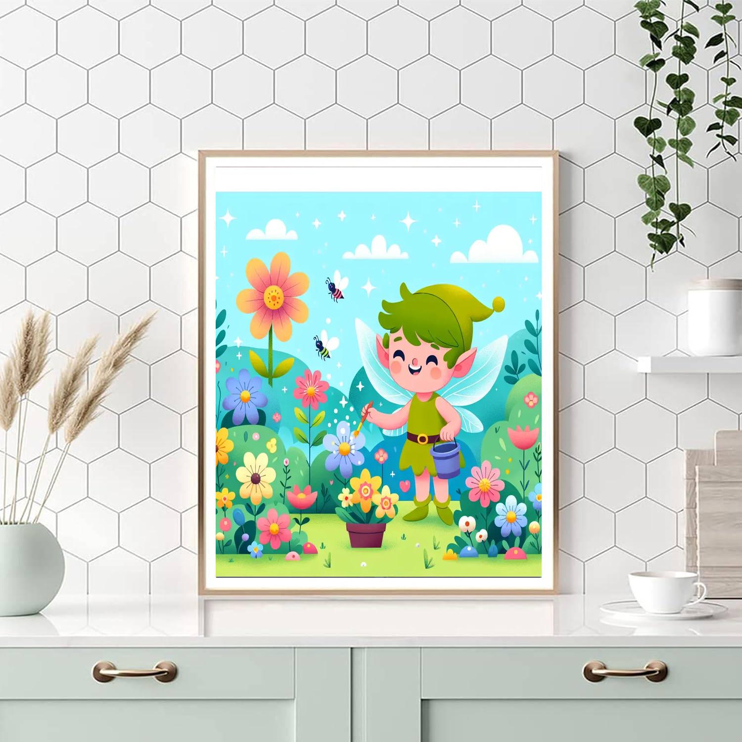 Garden Pixie Paint By Color