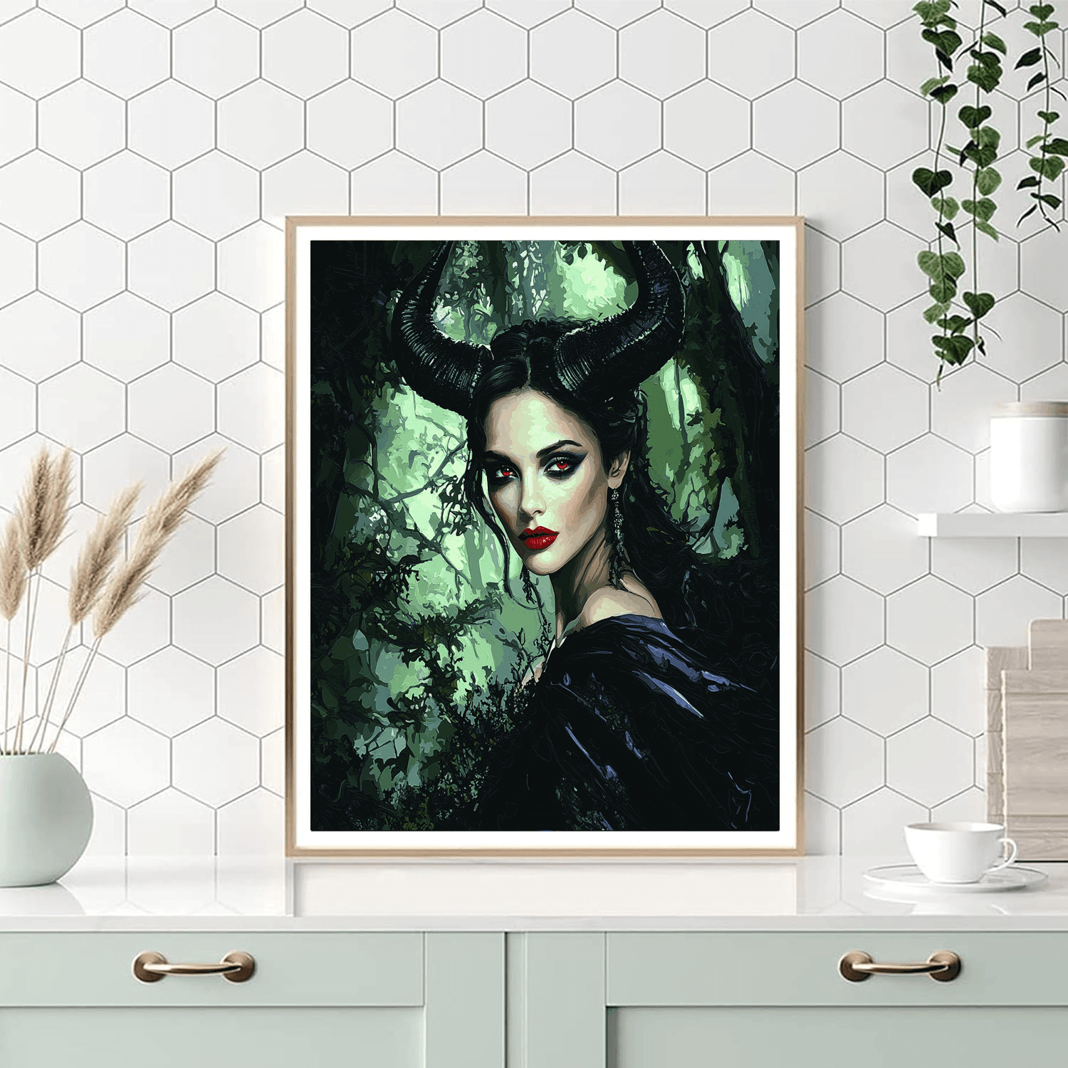 Angelina Jolie: Empress Of The Silver Screen Numbered Painting Kits