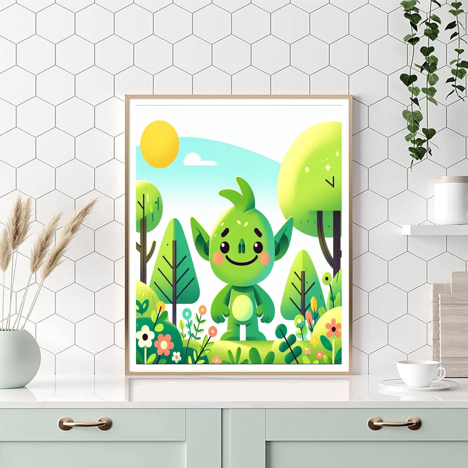Giggly Goblin Number Painting