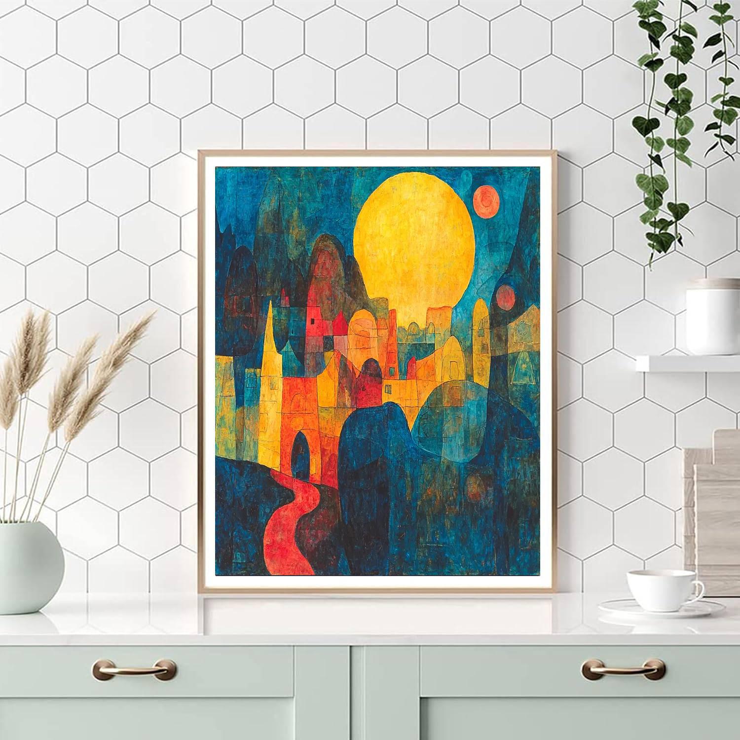 Paul Klee Inspired Mystical Expressions  Numbered Painting Kits