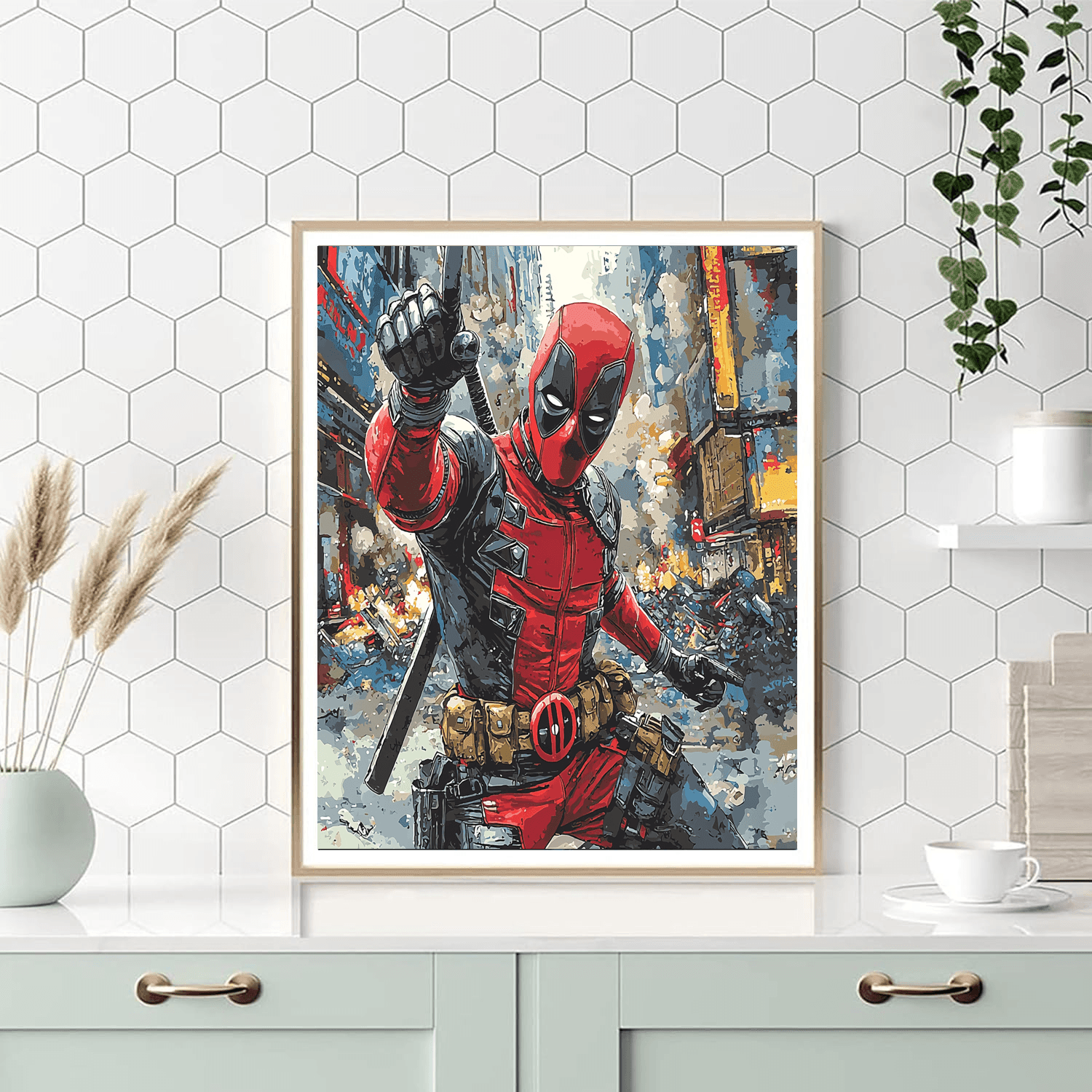 Ryan Reynolds: The Merc With A Heart Of Gold Painting Number Kit