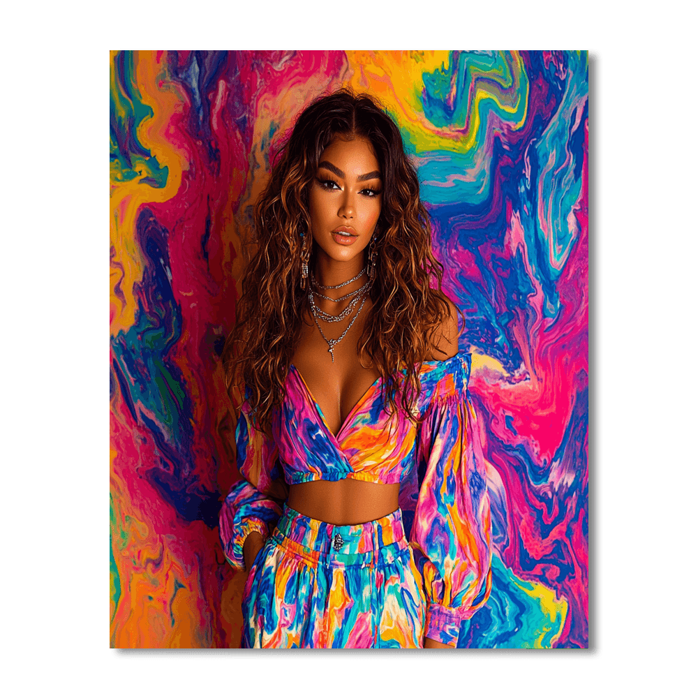 Zendaya: The Bright Star Of A New Generation Paint By Numbers Art