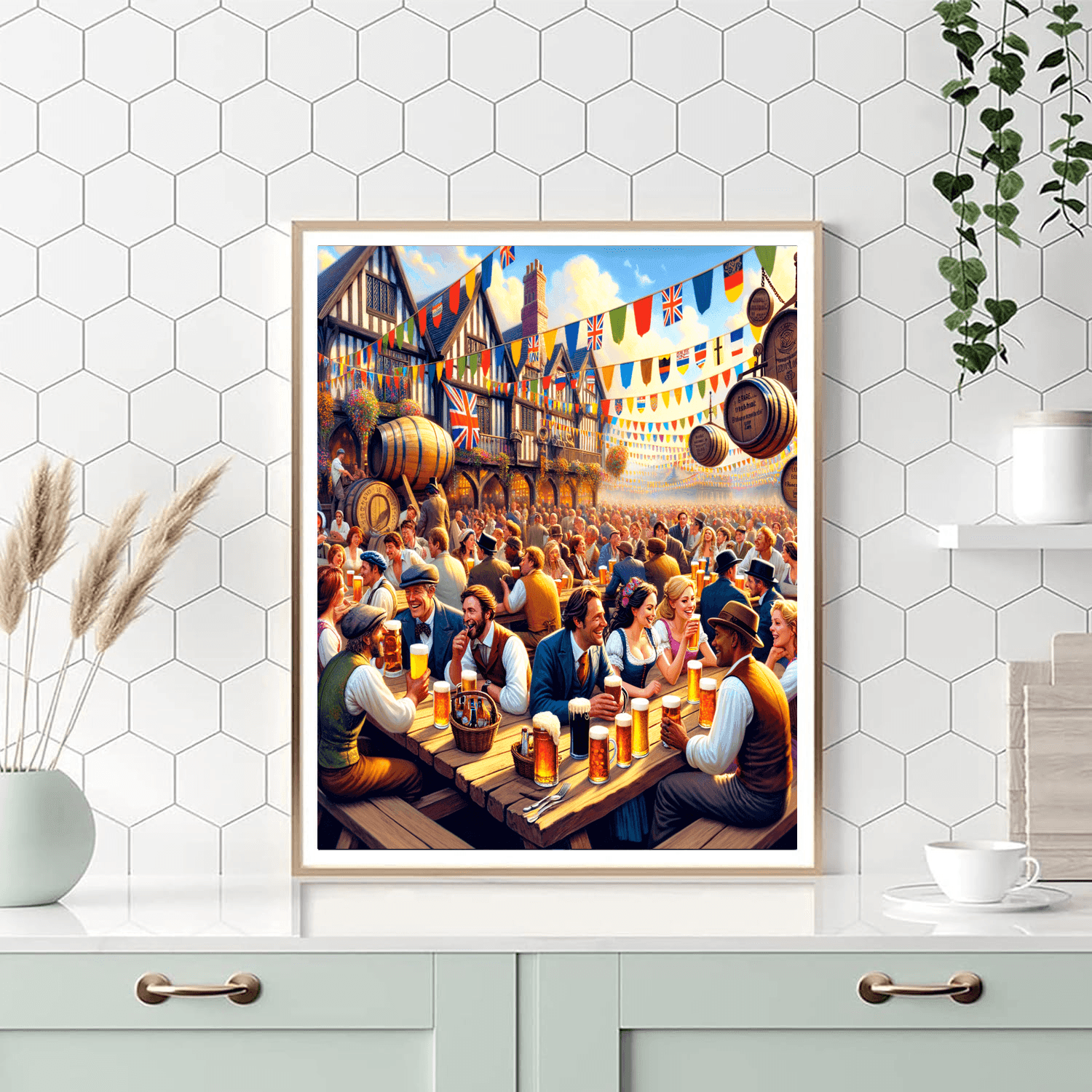 The Great British Beer Festival Number Painting