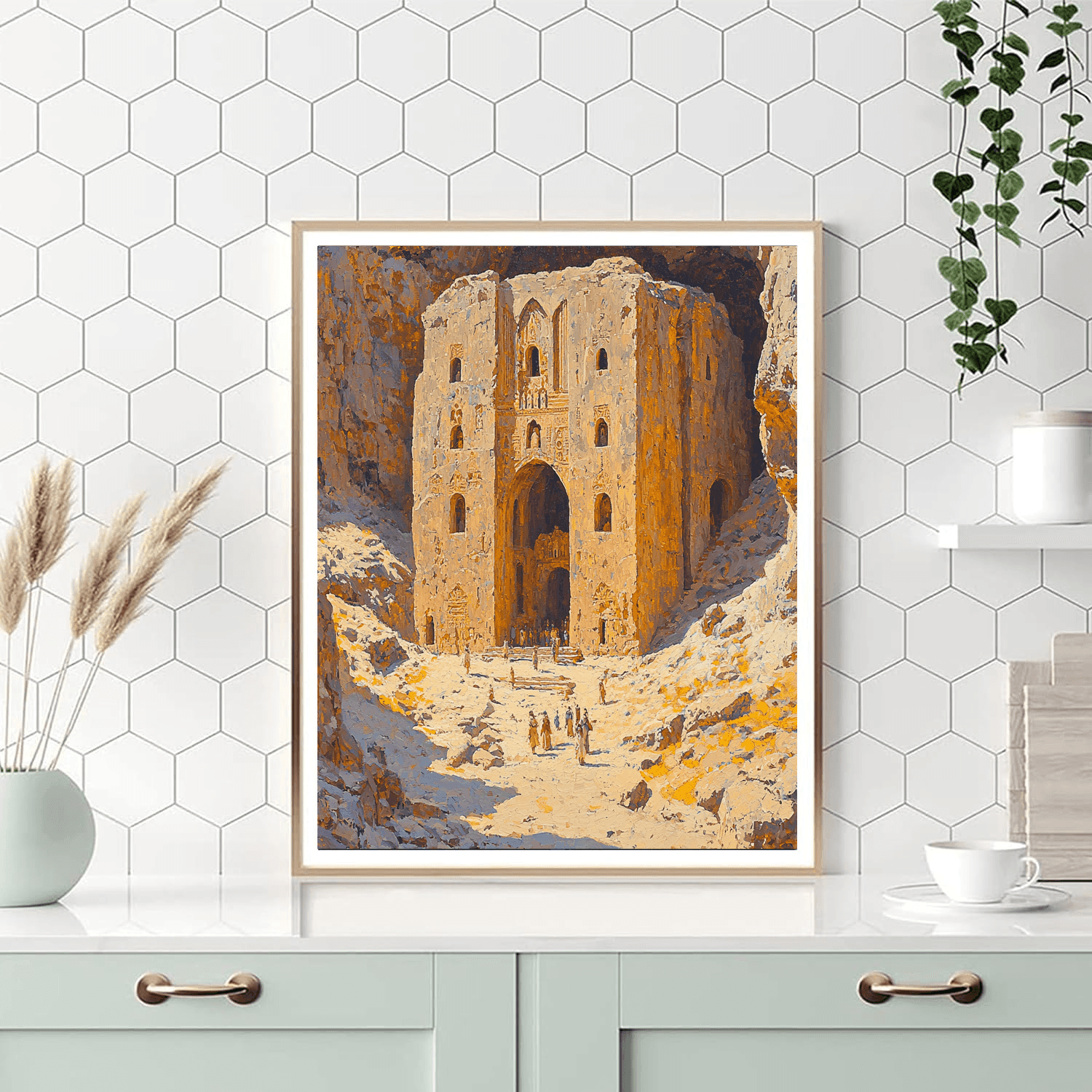 Lalibela Caves Painting By Numbers Kit