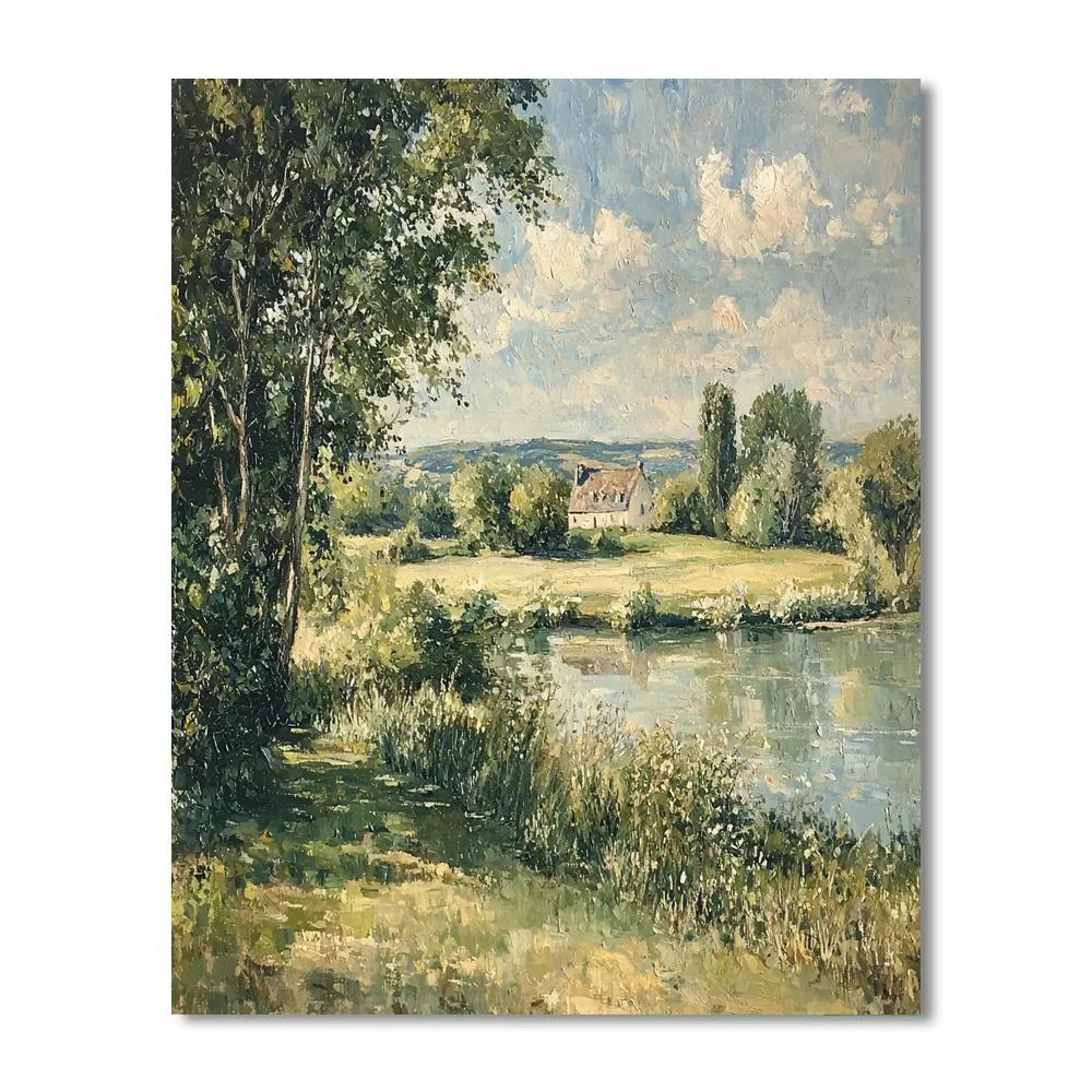 Paul Cézanne Inspired Tranquil Harmony  Painting By Numbers Kit