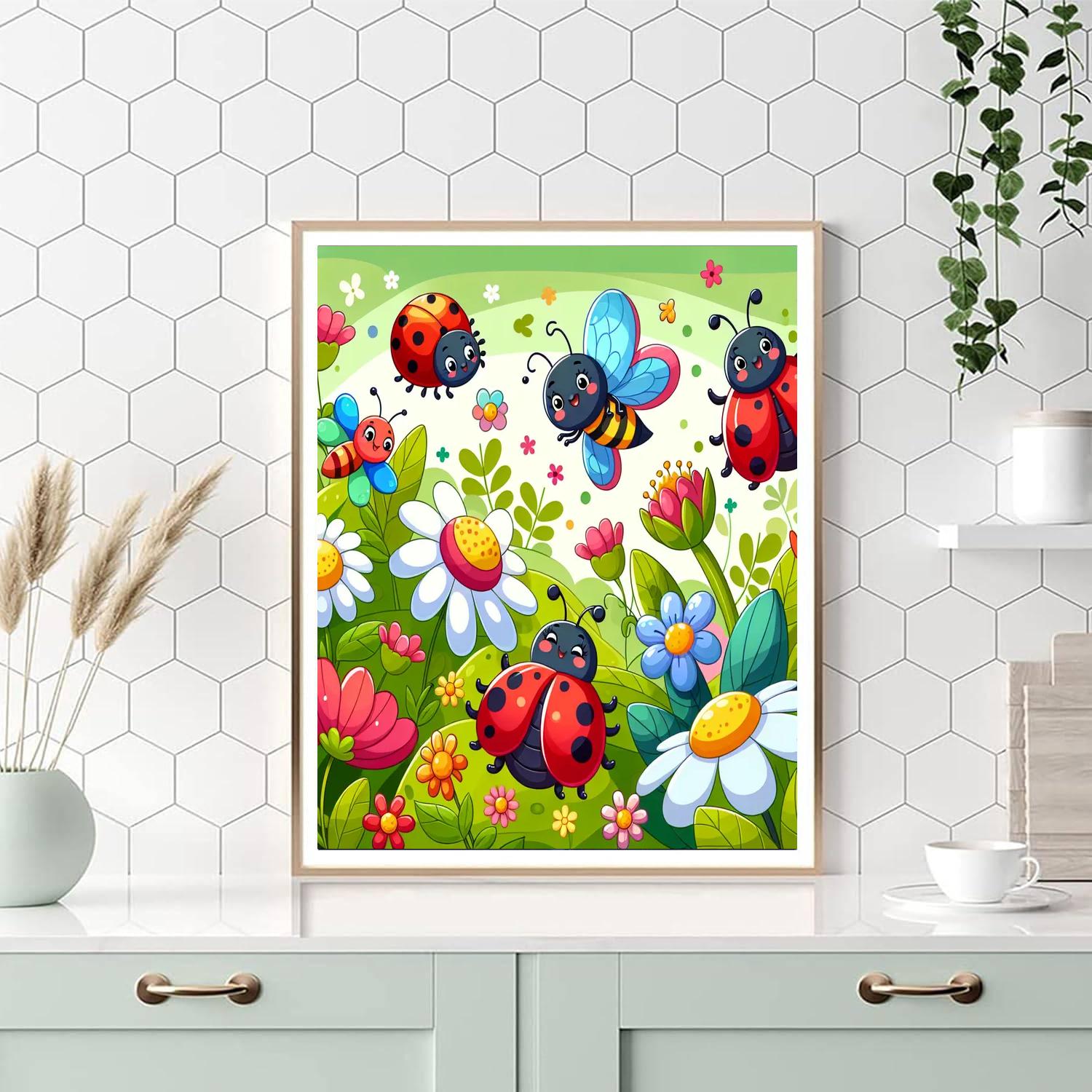 Fun Bug Explorers Paint By Numbers Art