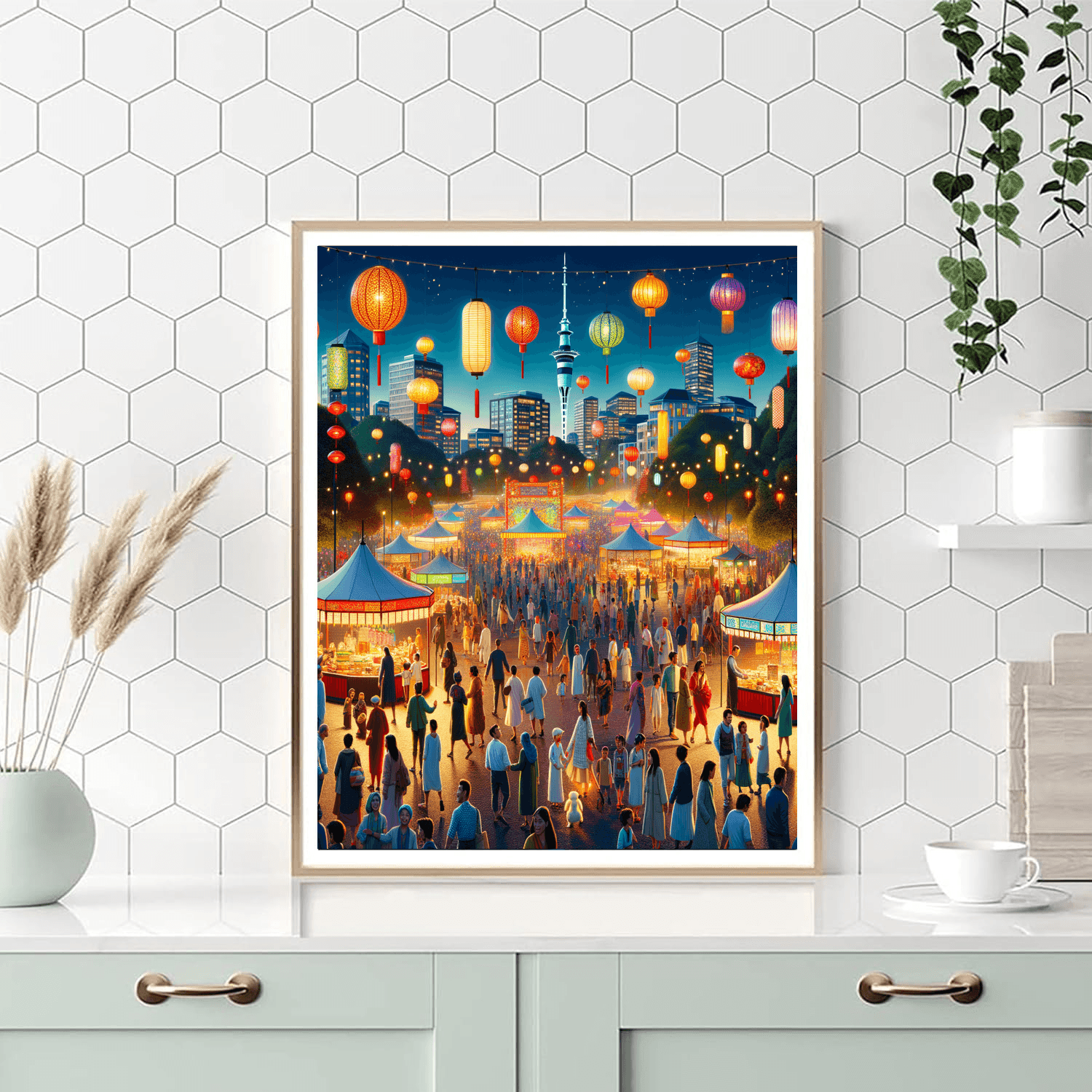 Lantern Festival - New Zealand Paint By Number