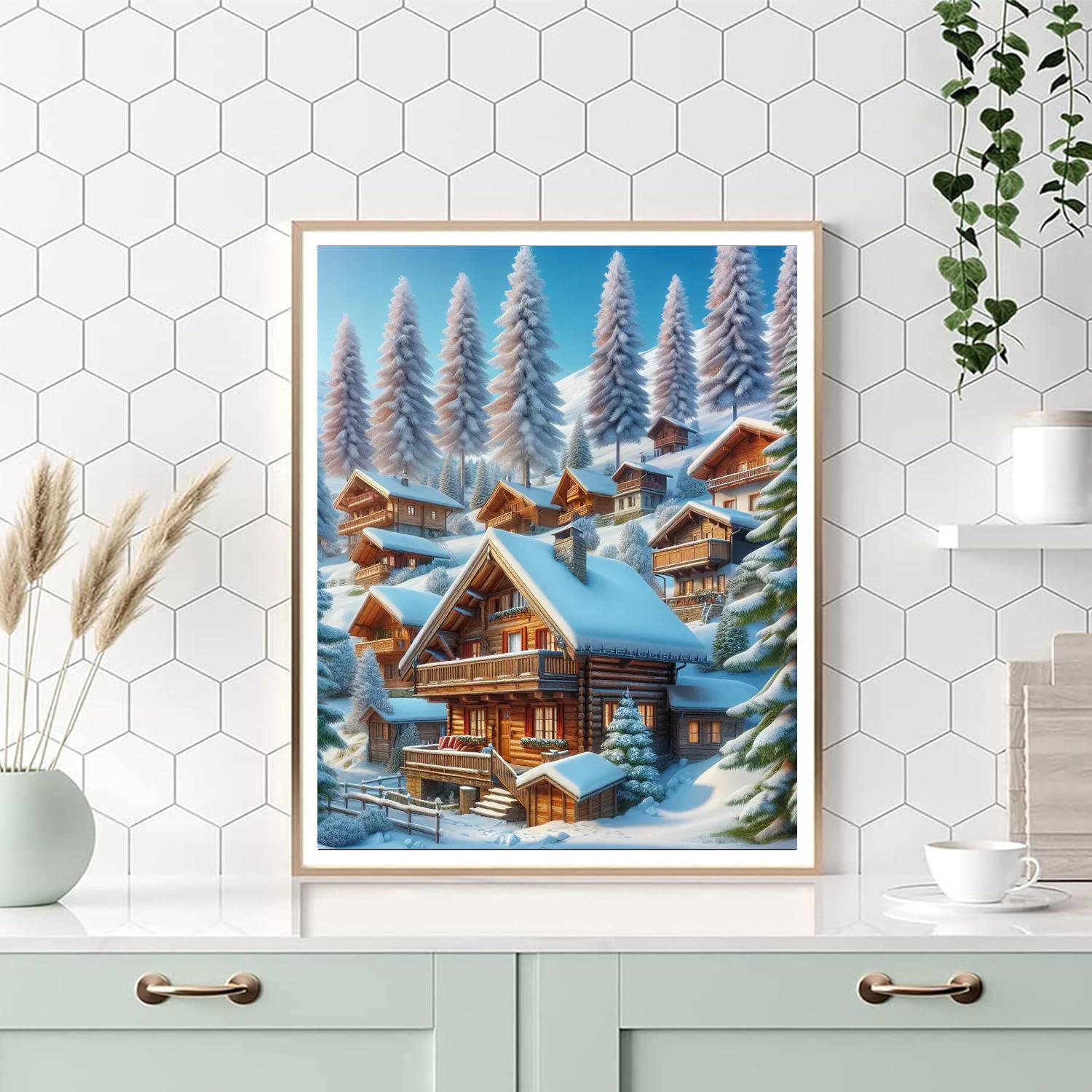 Quiet Alpine Hideaway Paint By Number