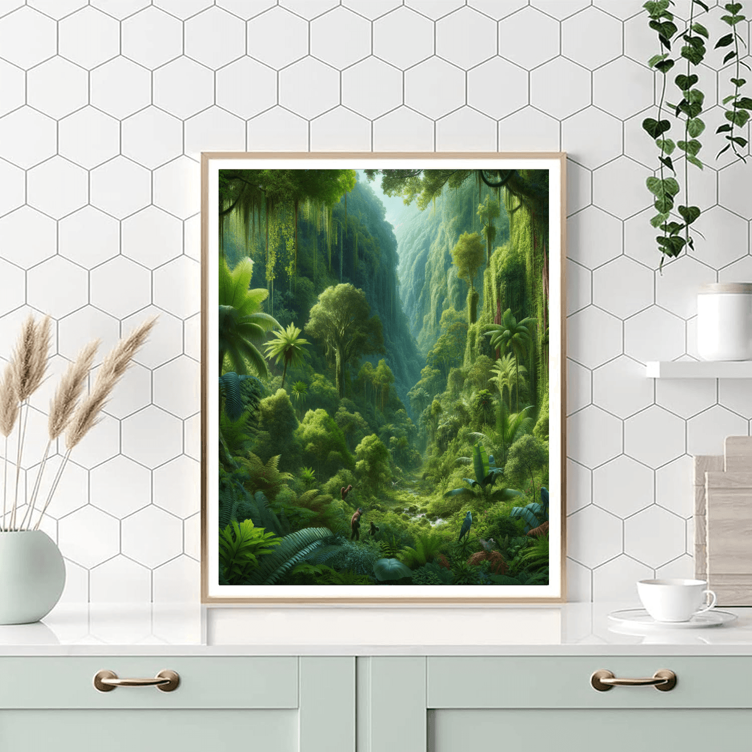 Tropical Rainforest Harmony Paint By Color