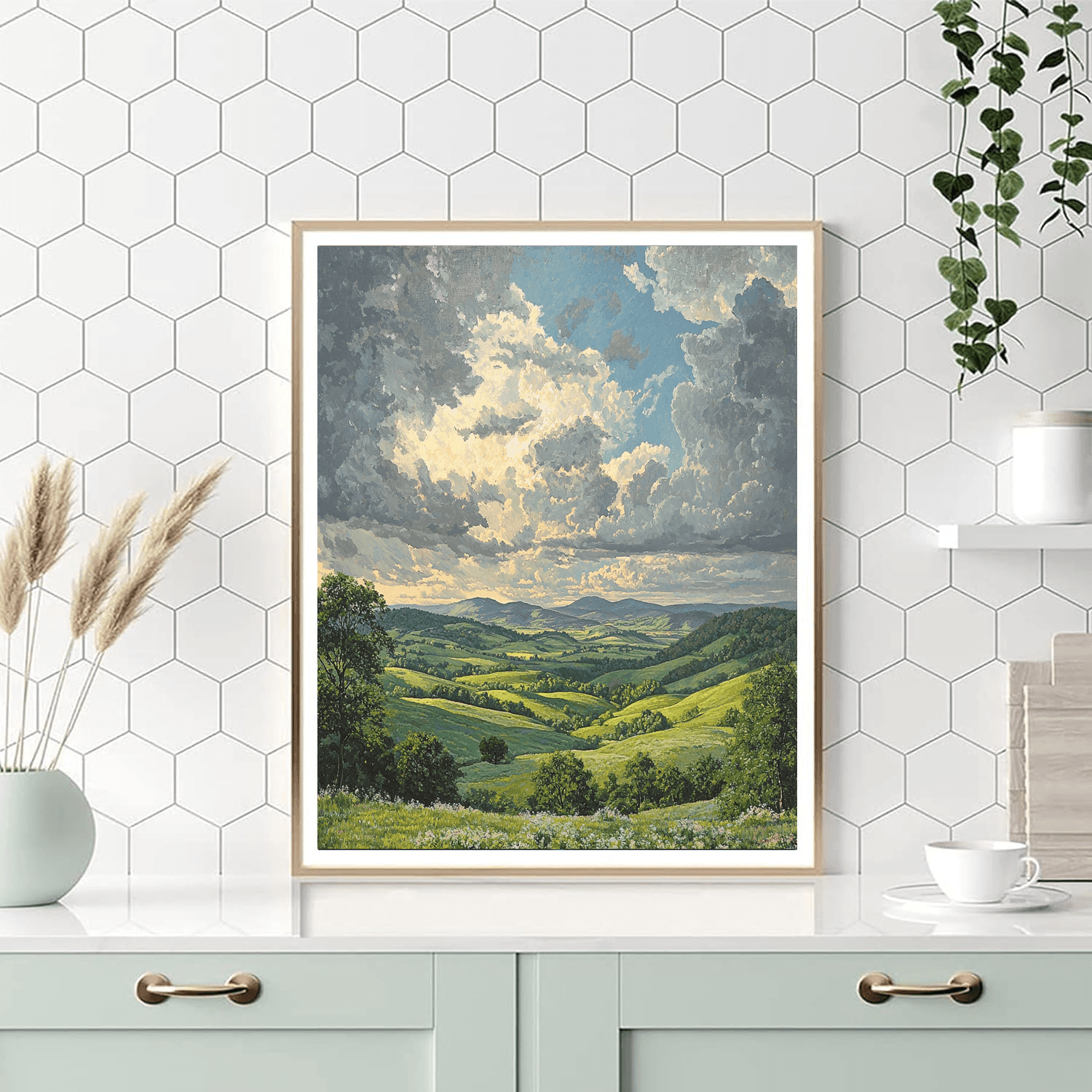 Cole Inspired Dramatic Landscapes  Numbered Painting Kits