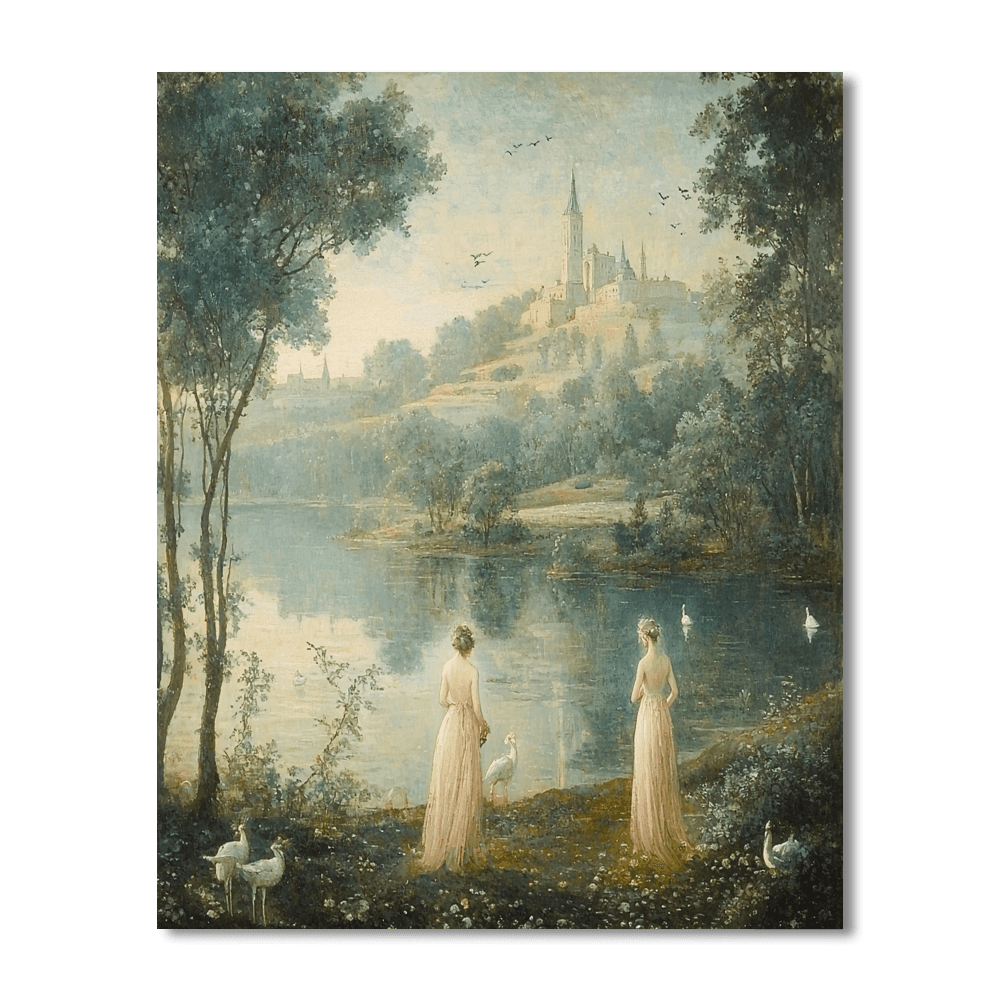 John William Waterhouse Inspired Historical Dreamscape  Paint By Number