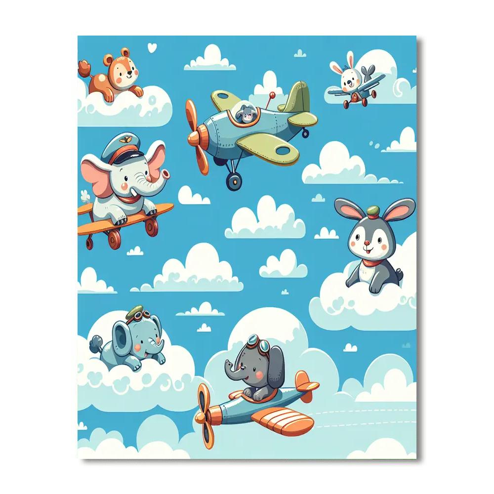 Aviation Adventure Paint By Numbers Kits