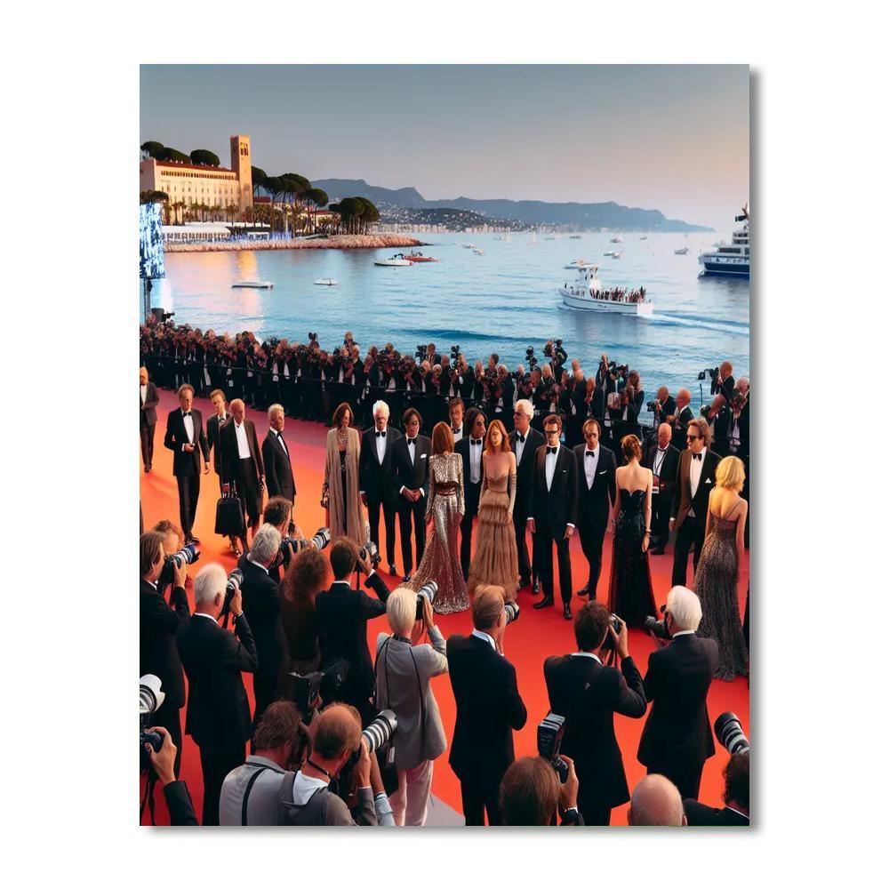 The Cannes Film Festival - Cannes, France Numbered Painting Kits