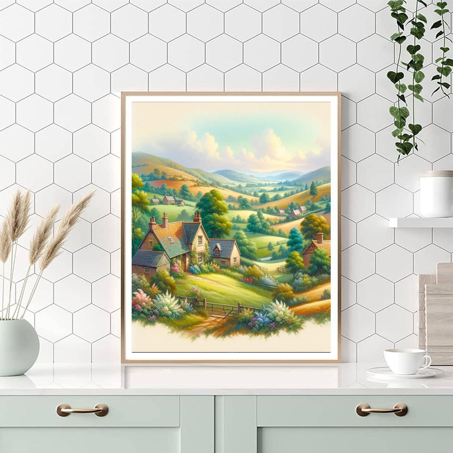 Countryside Charm Retreat Numbered Painting Kits