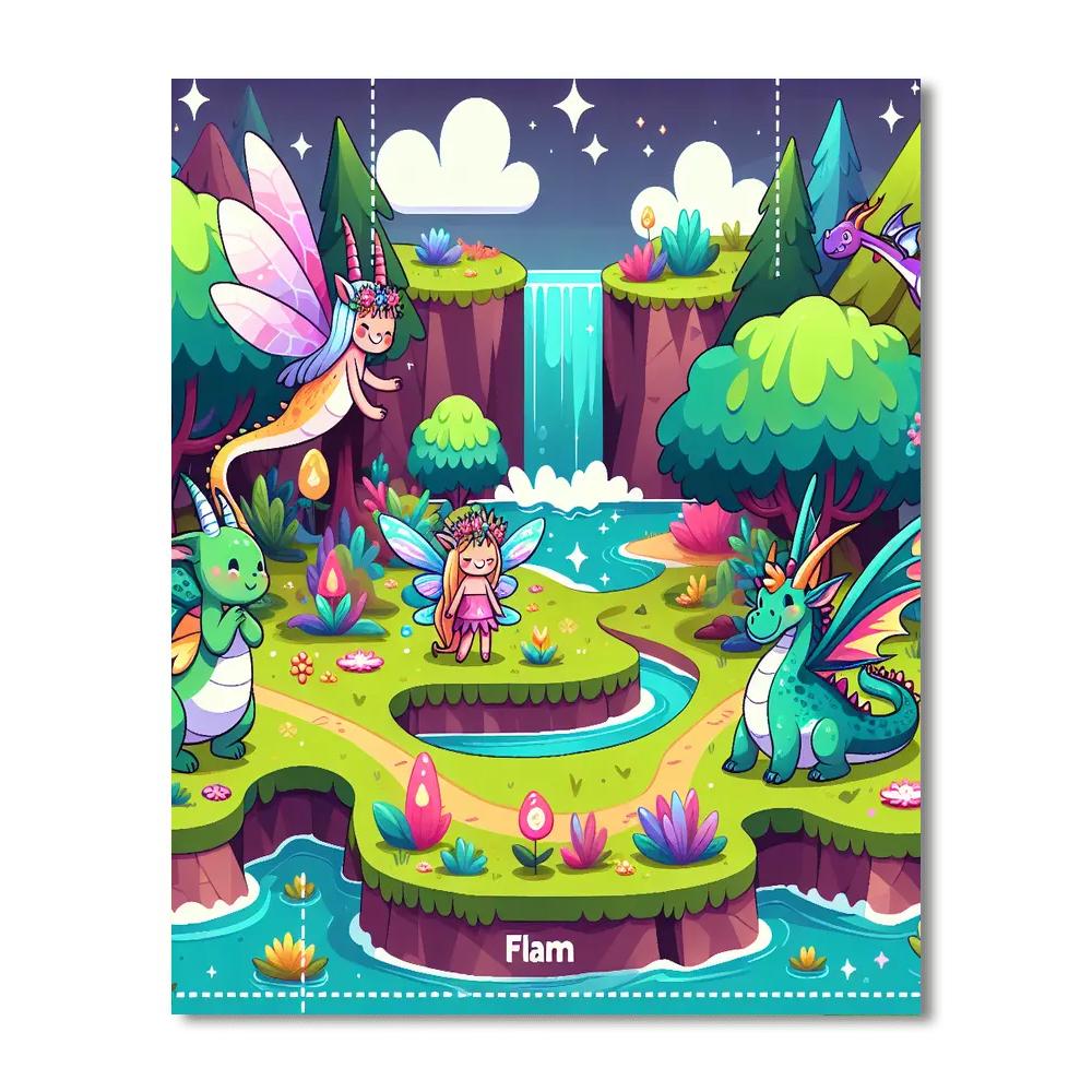 Magic Island Discovery Paint By Number