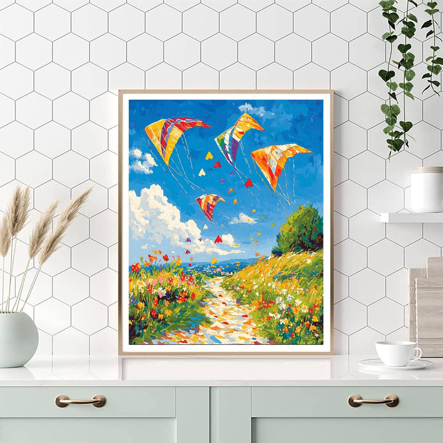 Kite Flying Memories Paint By Numbers