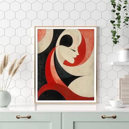 Kazimir Malevich Inspired Rhythm Of Form  Paint By Color