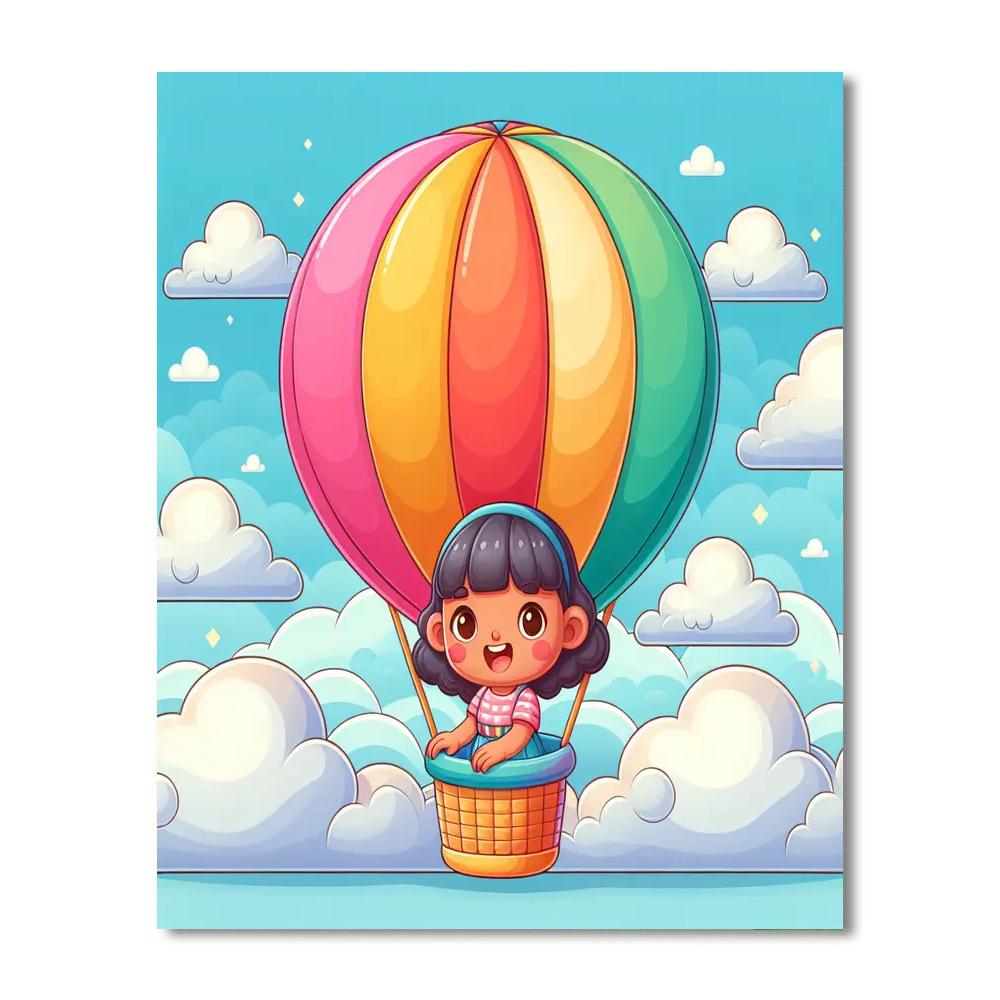 Brave Balloonist DIY Paint By Numbers