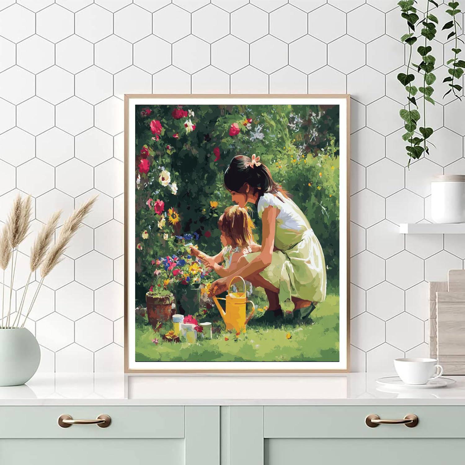 Mommy And Me Gardening Paint By Numbers Kits
