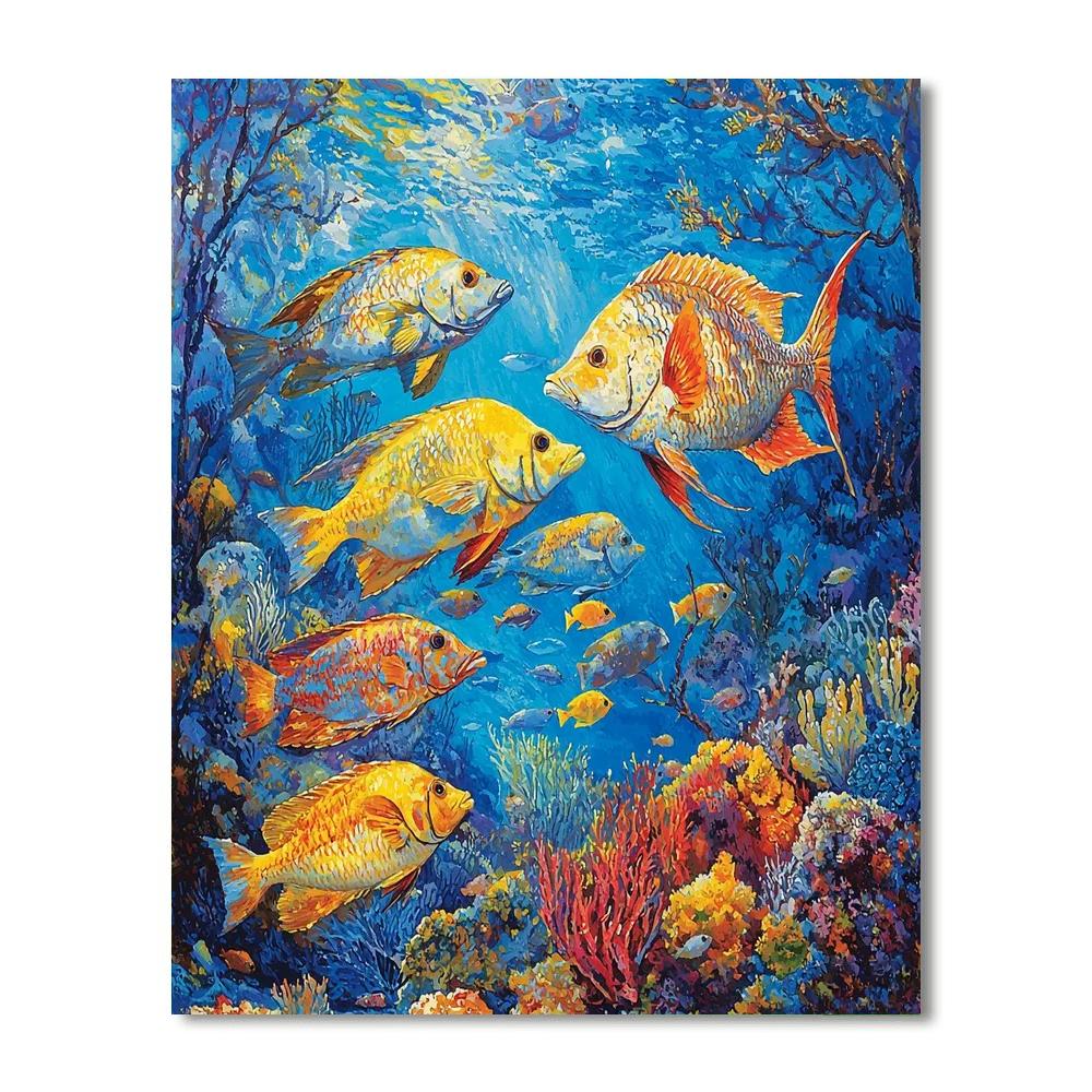 Winslow Homer Inspired Under The Waves  Paint By Numbers Kits
