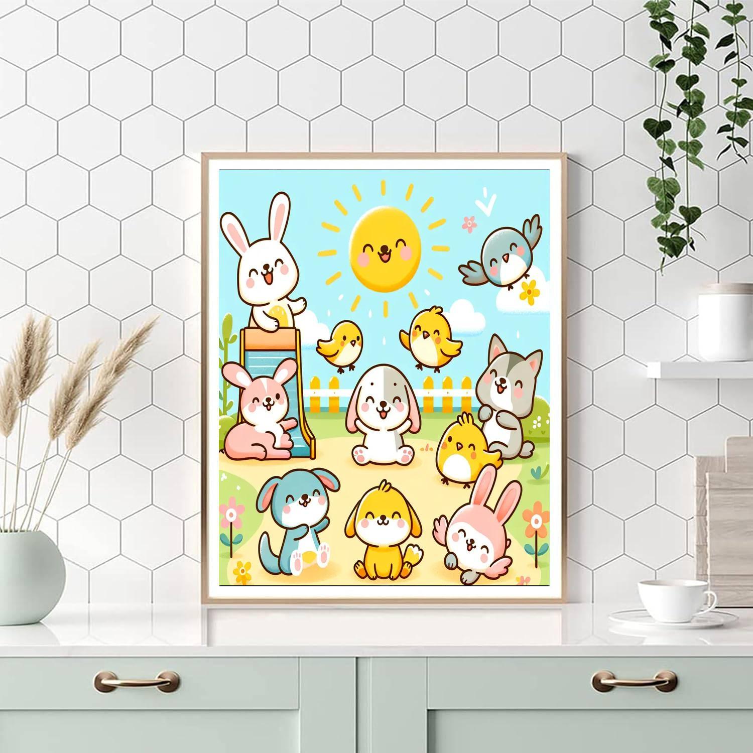 Cute Critter Adventure Paint By Number