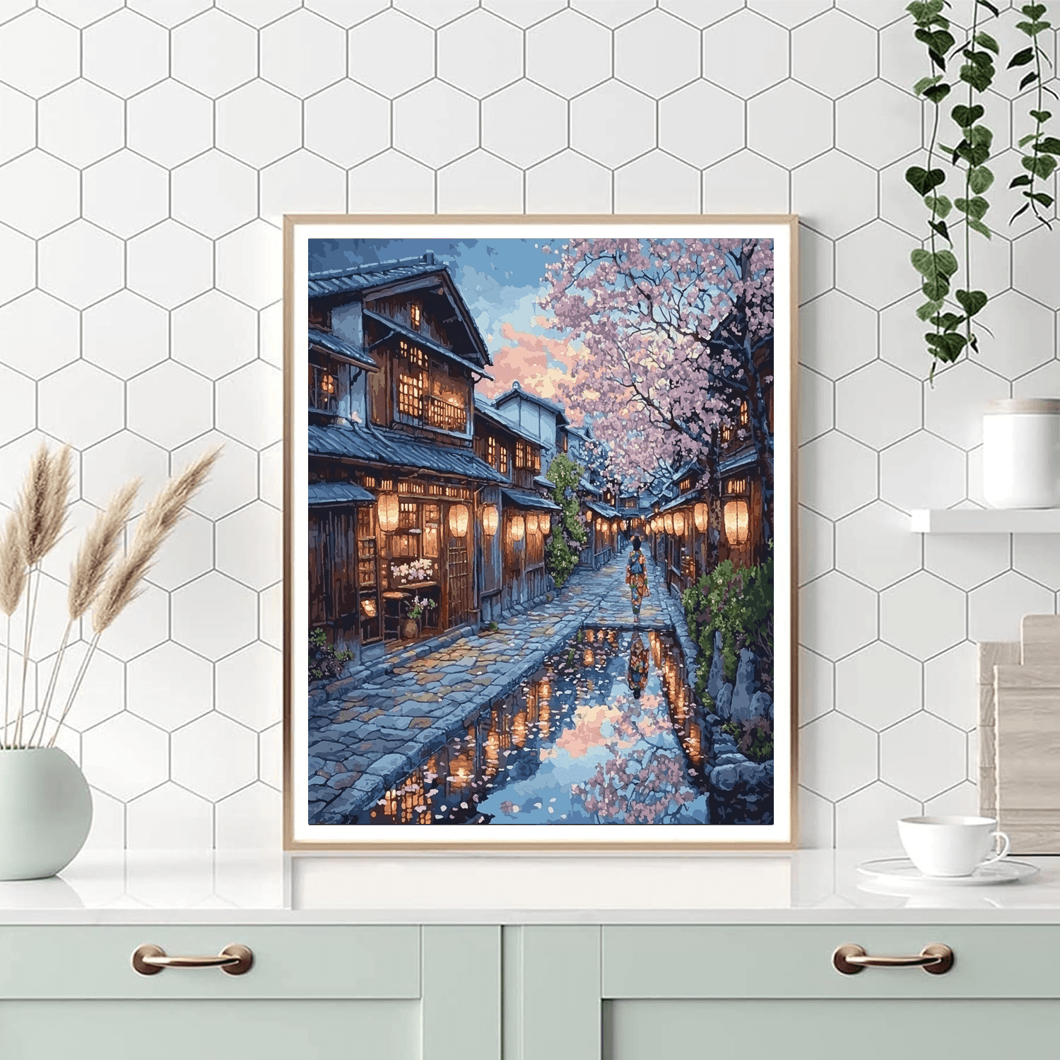 Gion District Paint By Color