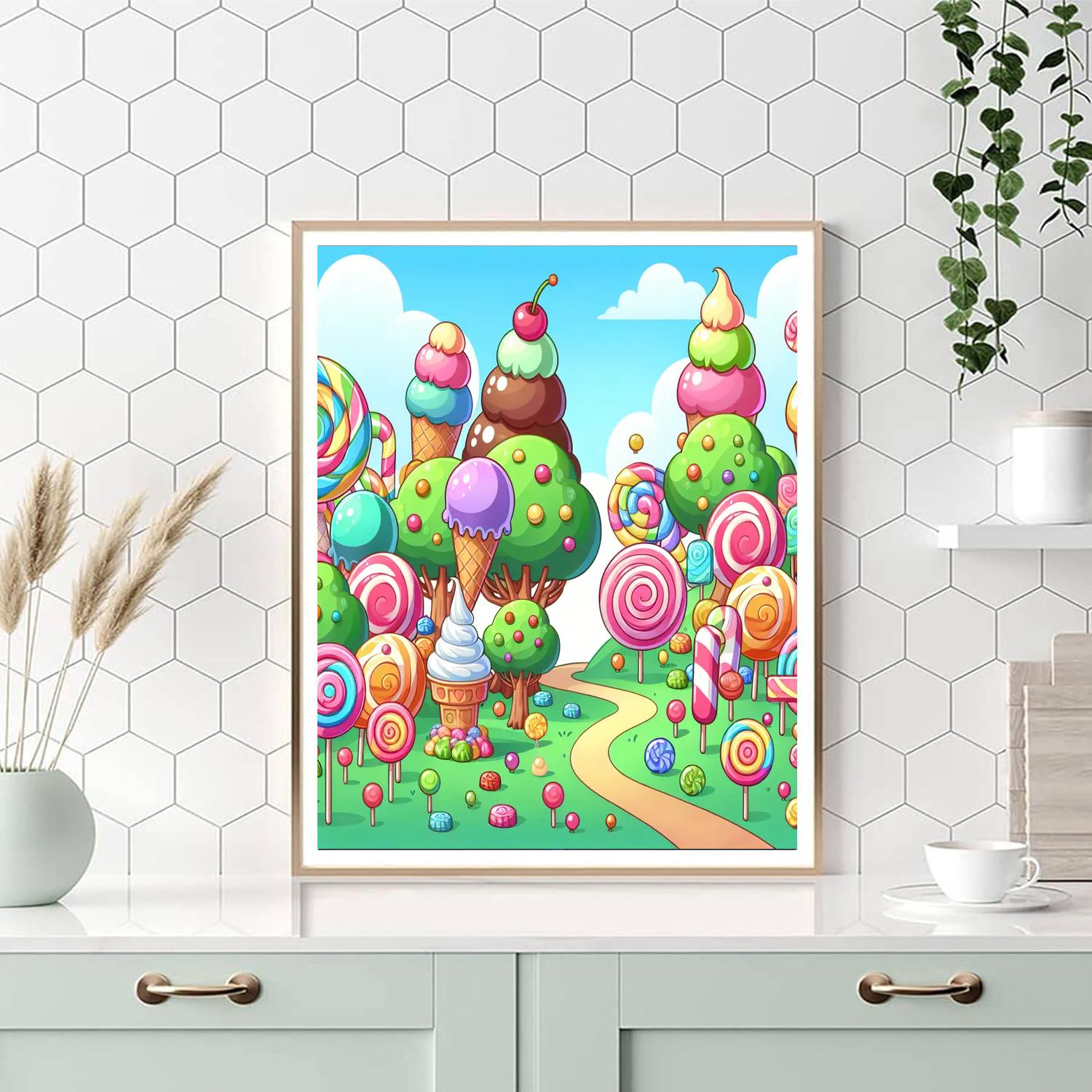 Colorful Ice Cream Land Paint By Color
