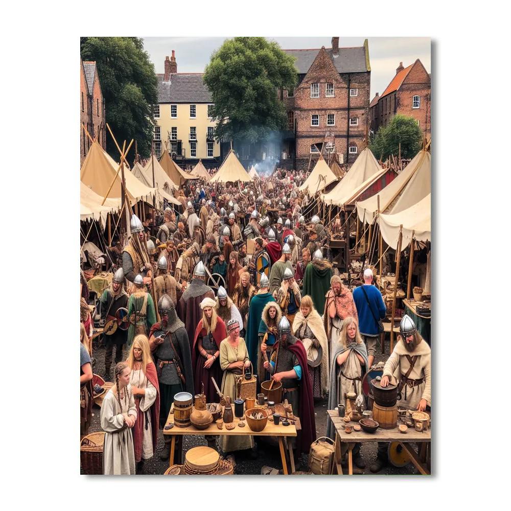 Jorvik Viking Festival - England DIY Paint By Numbers