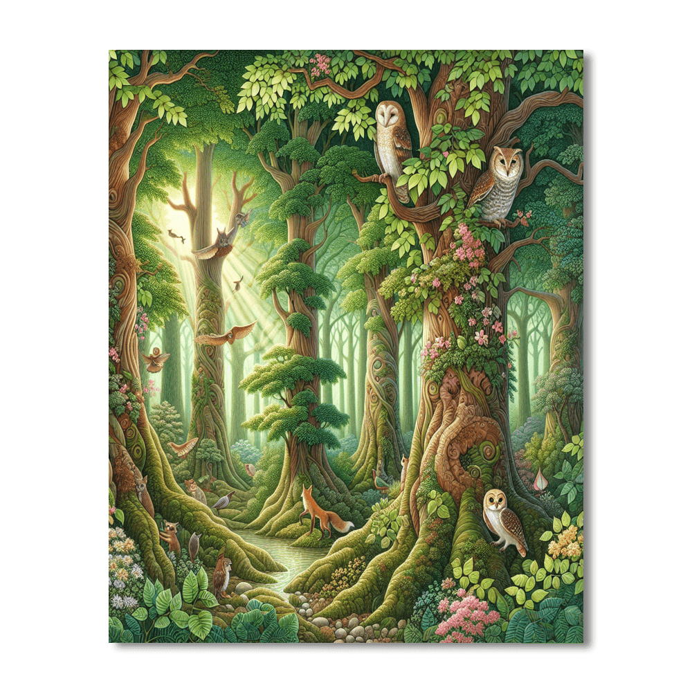 Enchanted Forest Secrets Paint By Number
