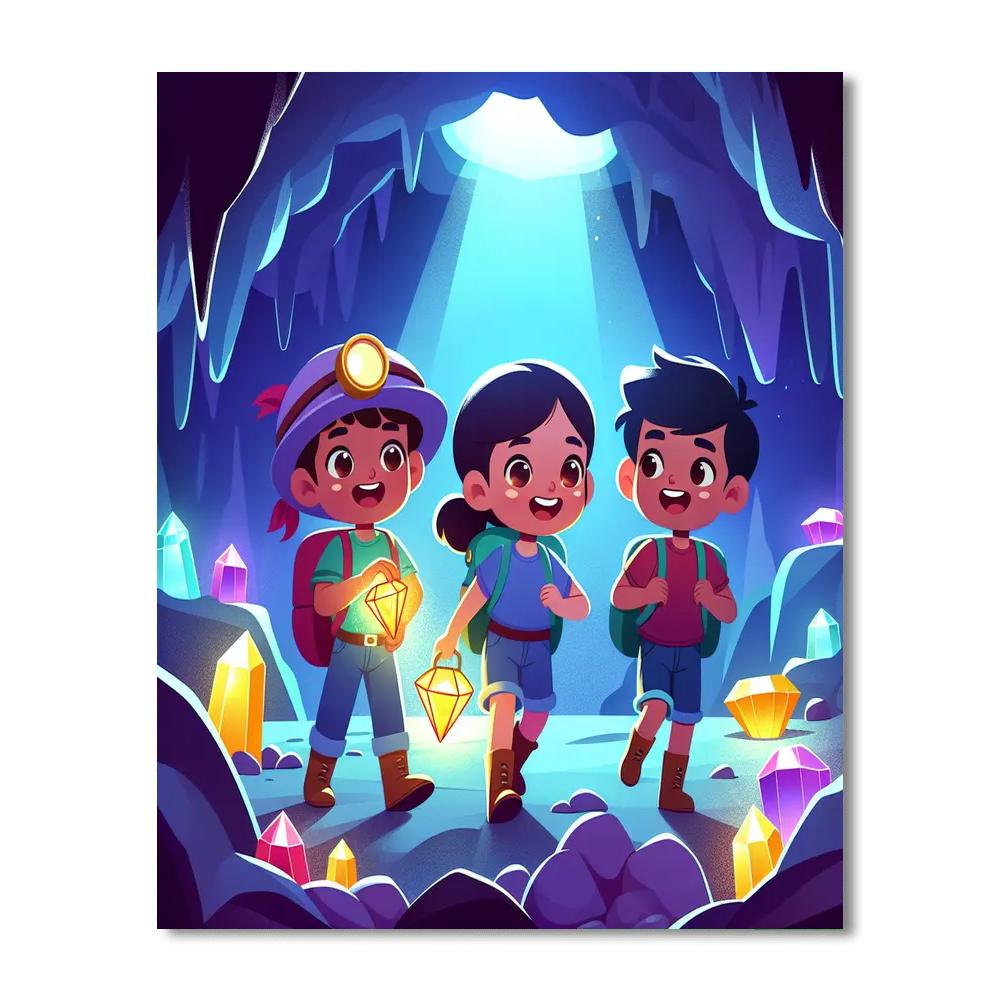 Mystic Cave Treasures DIY Paint By Numbers