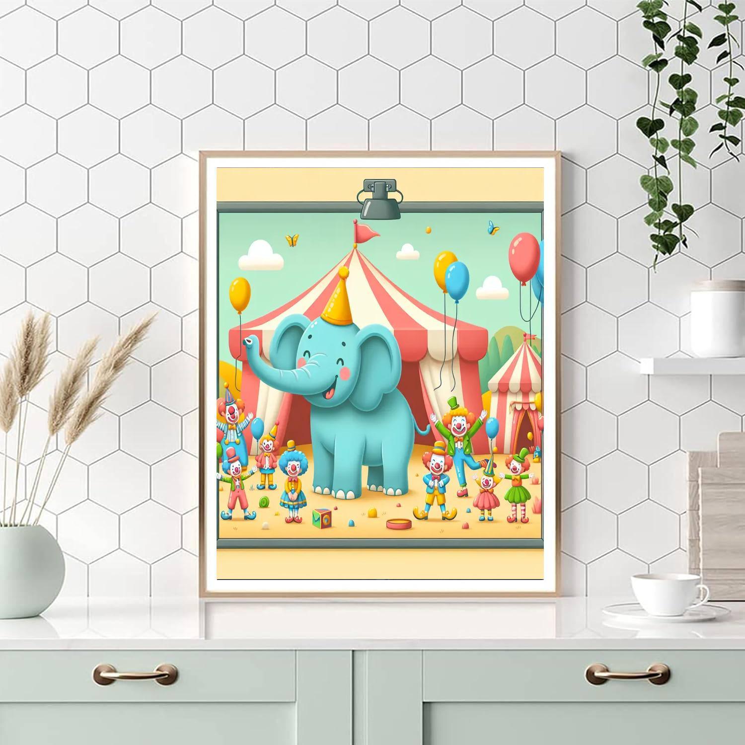 Circus Carnival Excitement Paint By Numbers Kits