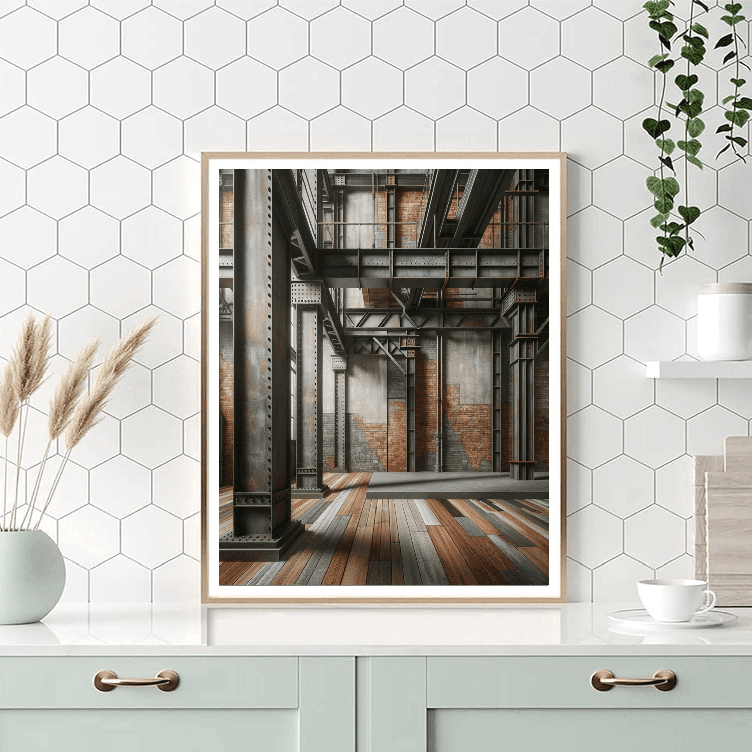 Industrial Urban Edge Paint By Number