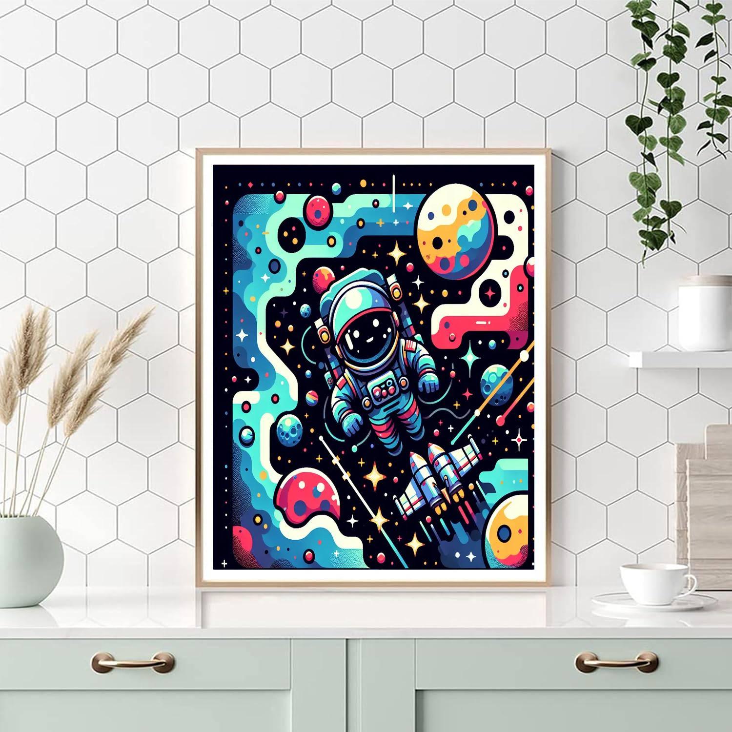 Intergalactic Exploration Painting Number Kit