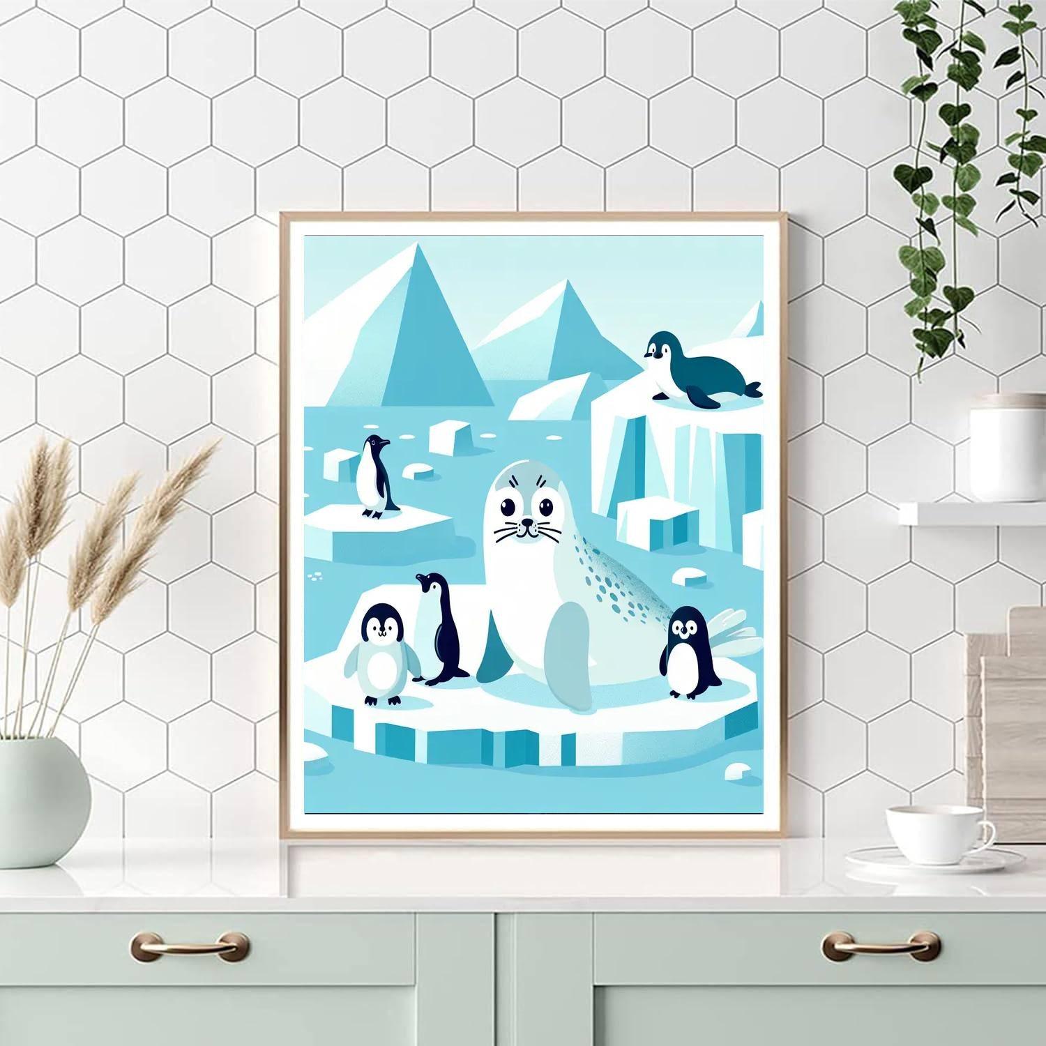 Glacier Glimpse Paint By Color