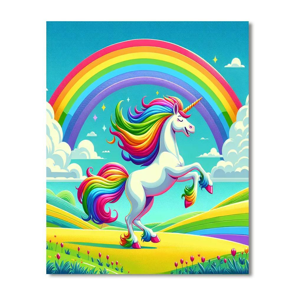 Colorful Fantasy Land Numbered Painting Kits