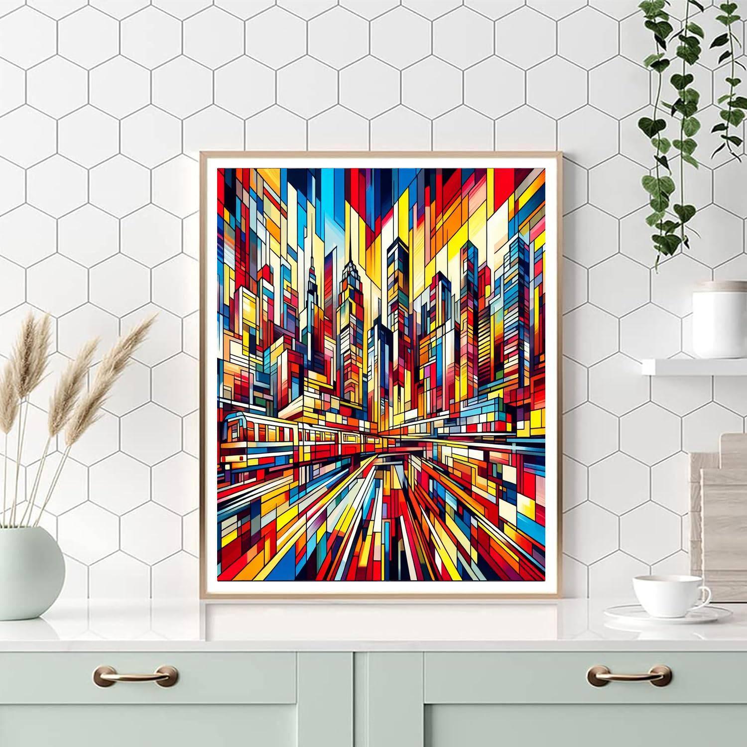 Bold Urban Vibes Painting By Numbers Kit