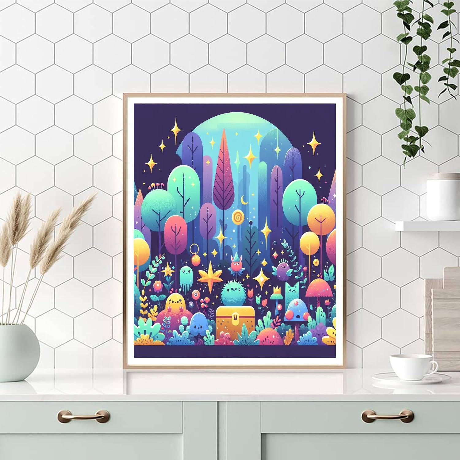 Fantasy Forest Quest Paint By Number