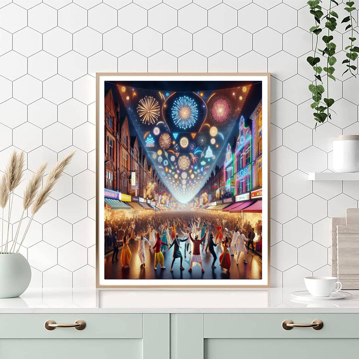 Diwali Festival - Leicester, England Paint By Color