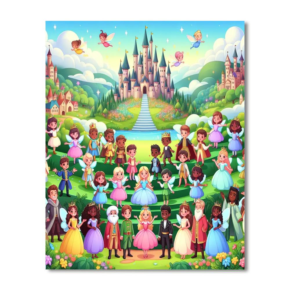 Sweet Fairy Tale Adventure Painting By Numbers Kit