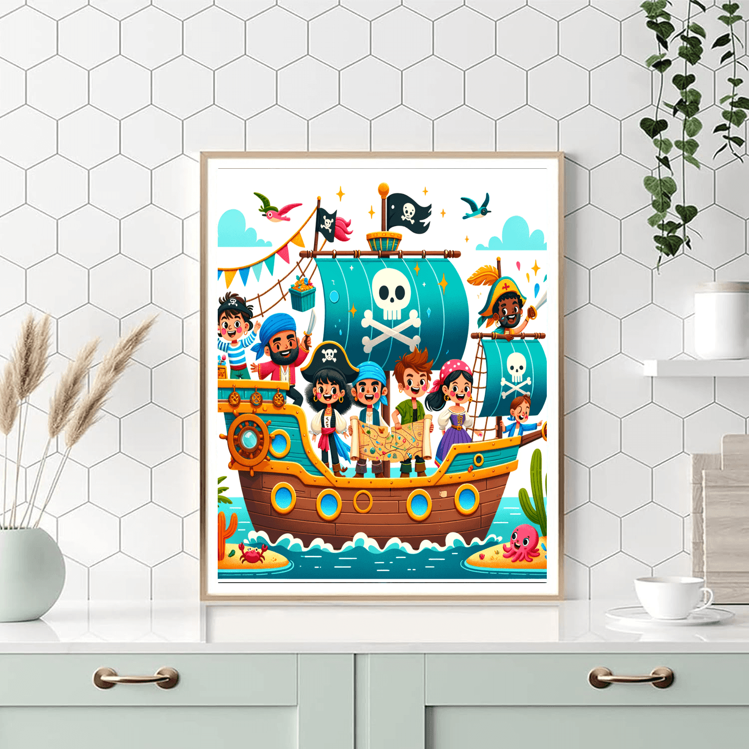 Daring Pirate Adventure Paint By Numbers Kits
