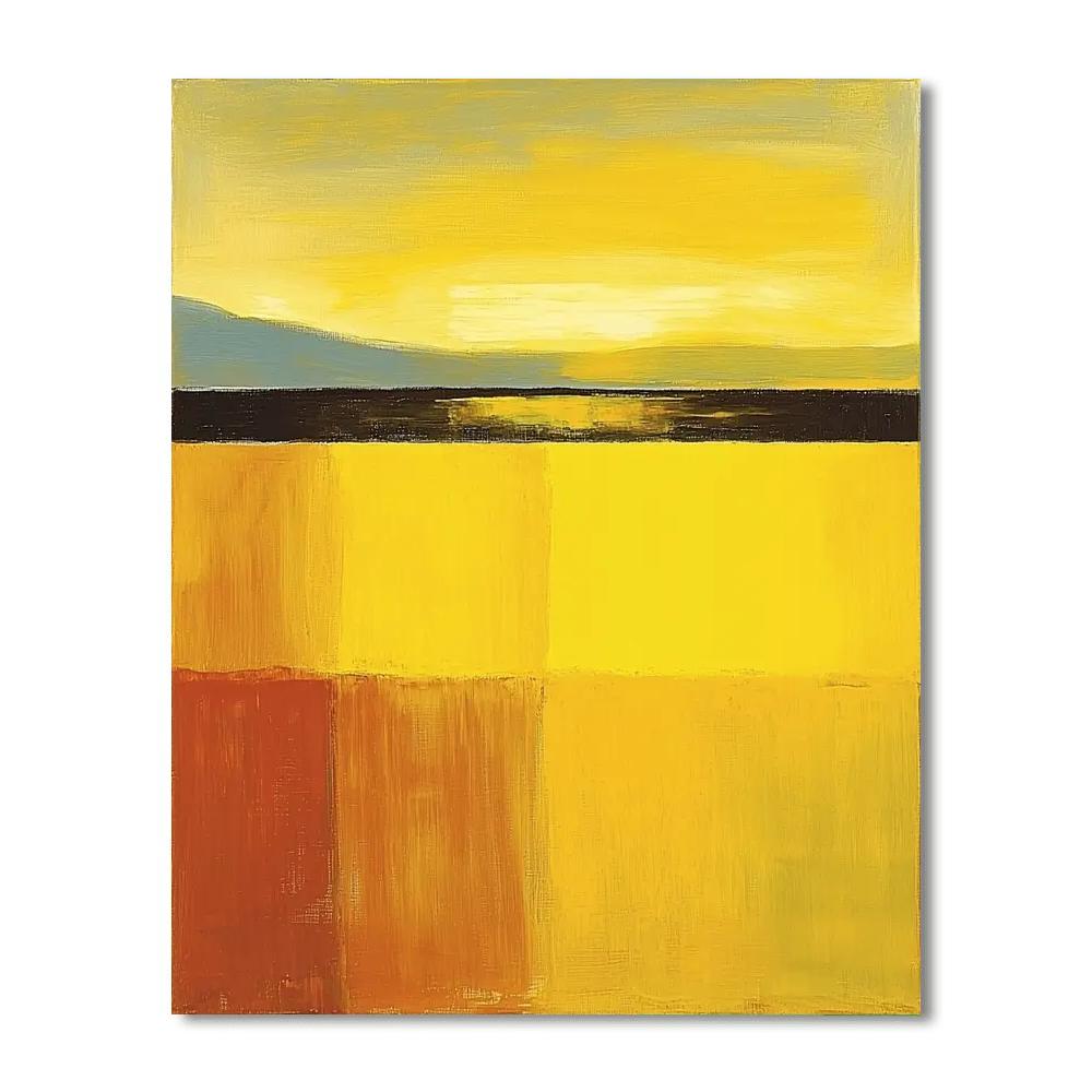 Mark Rothko Inspired Transcendent Reflections  Paint By Numbers