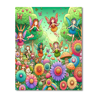 Exploring Enchanted Forests Paint By Numbers Kits