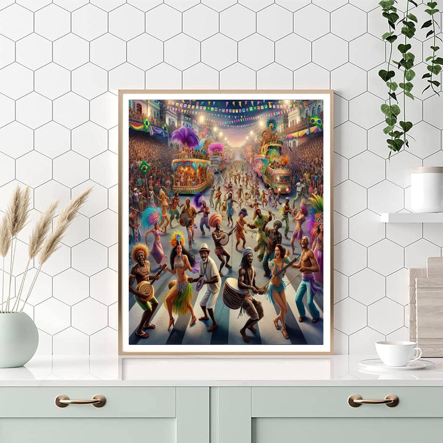 Carnival Of Salvador - Bahia, Brazil Paint By Number