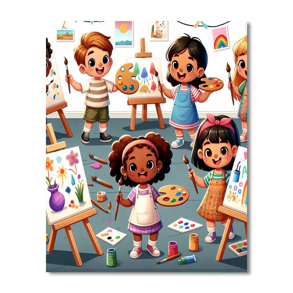 Little Artists Numbered Painting Kits