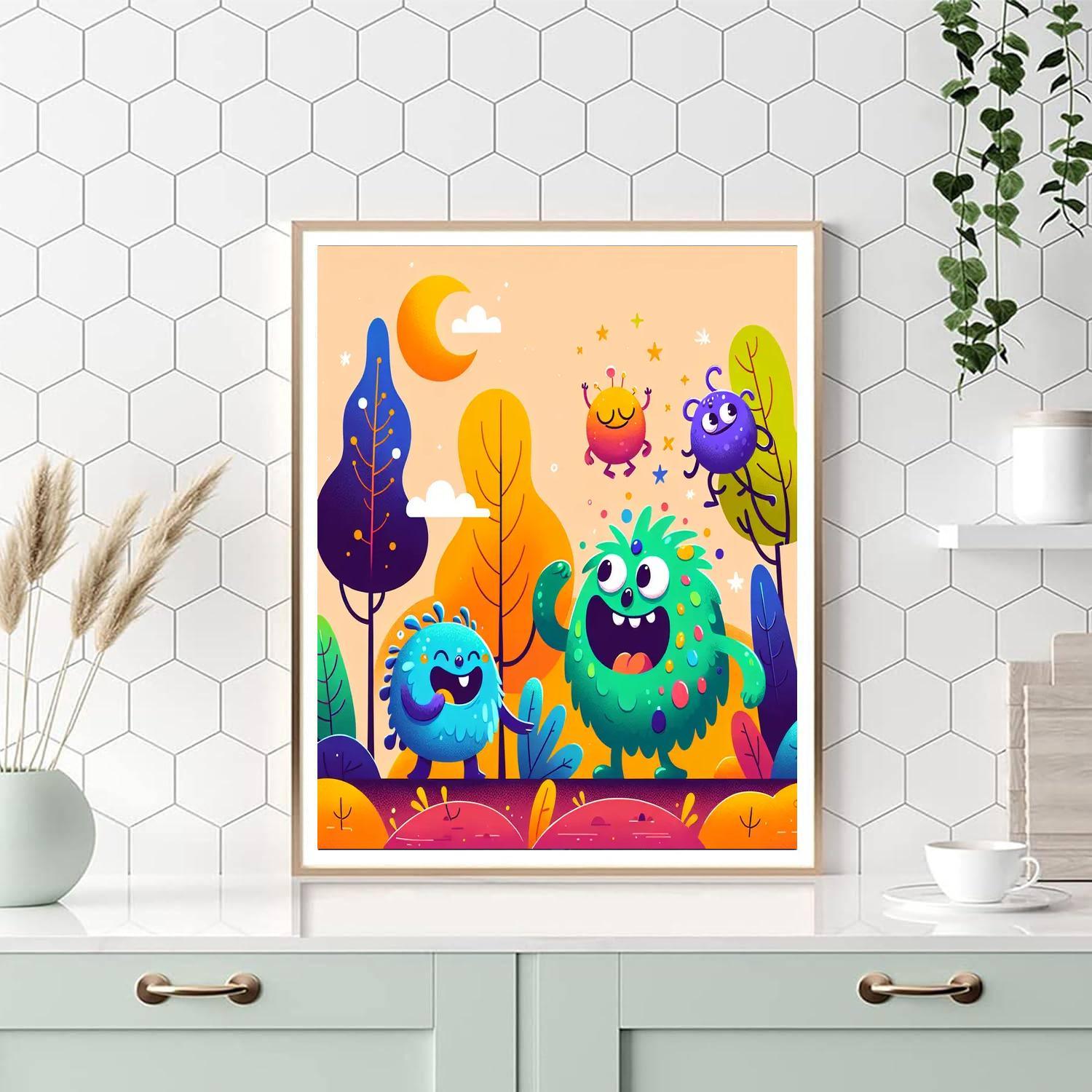 Silly Monster Playtime Paint By Numbers Kits