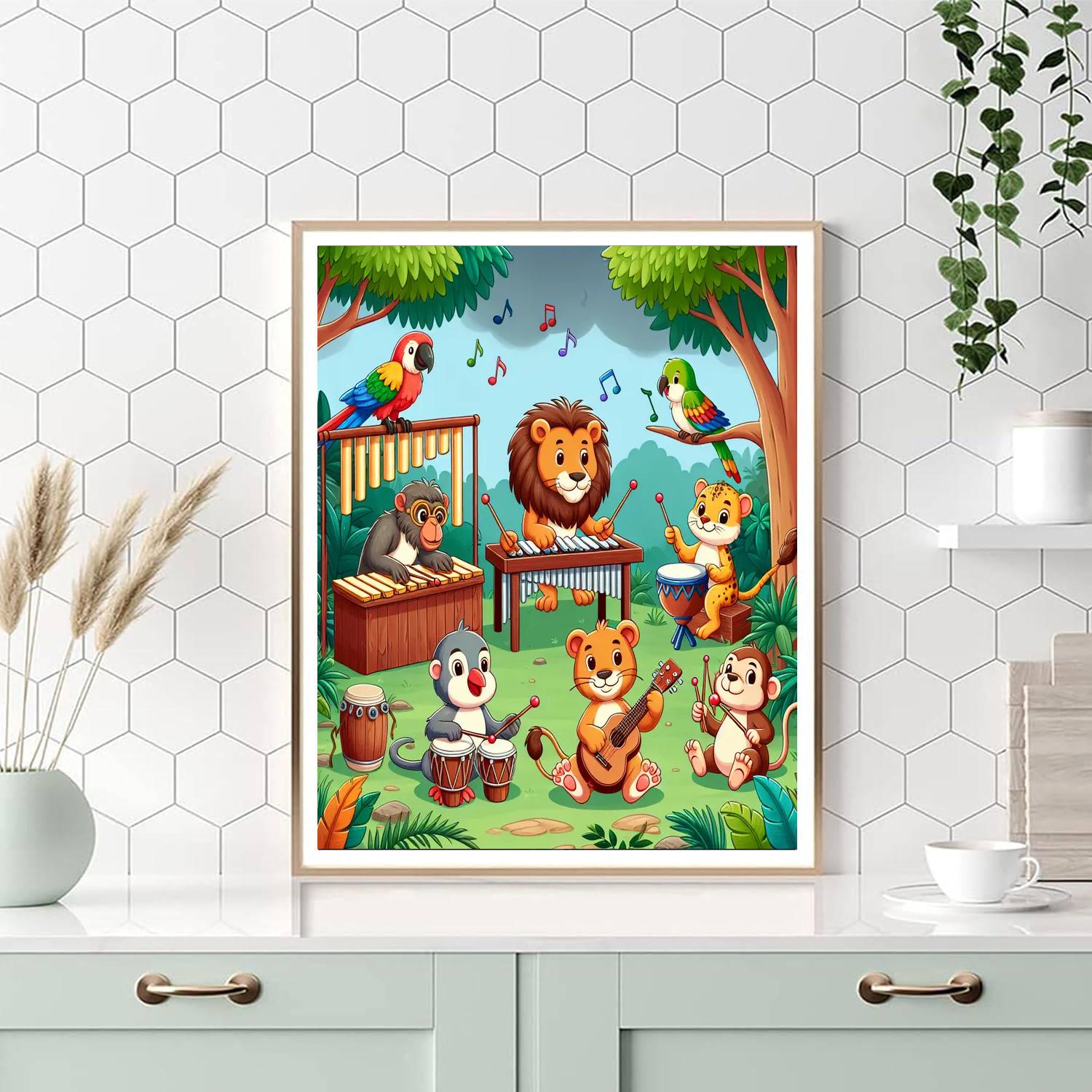 Jungle Music Festival Numbered Painting Kits