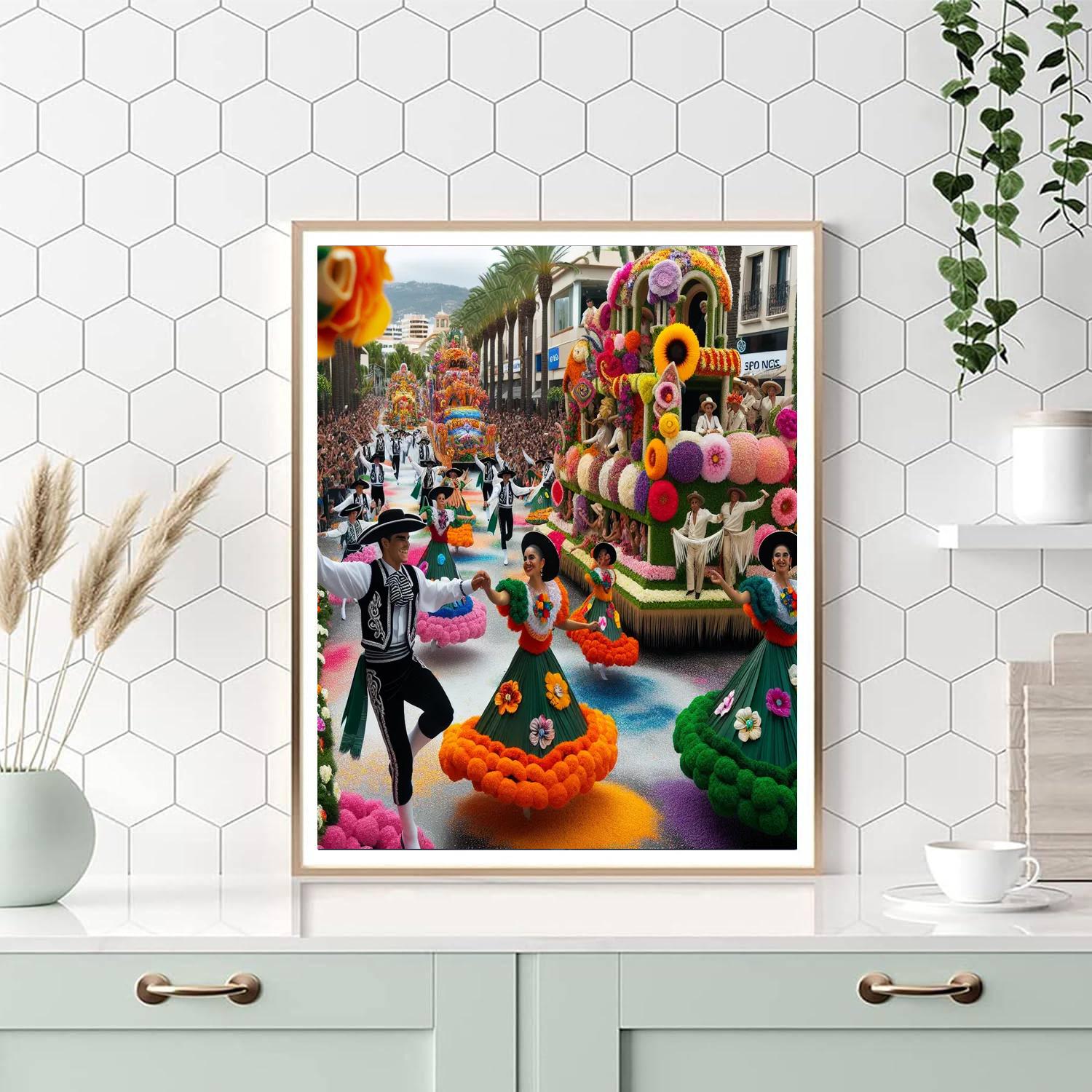 Festa De Flores Paint By Number