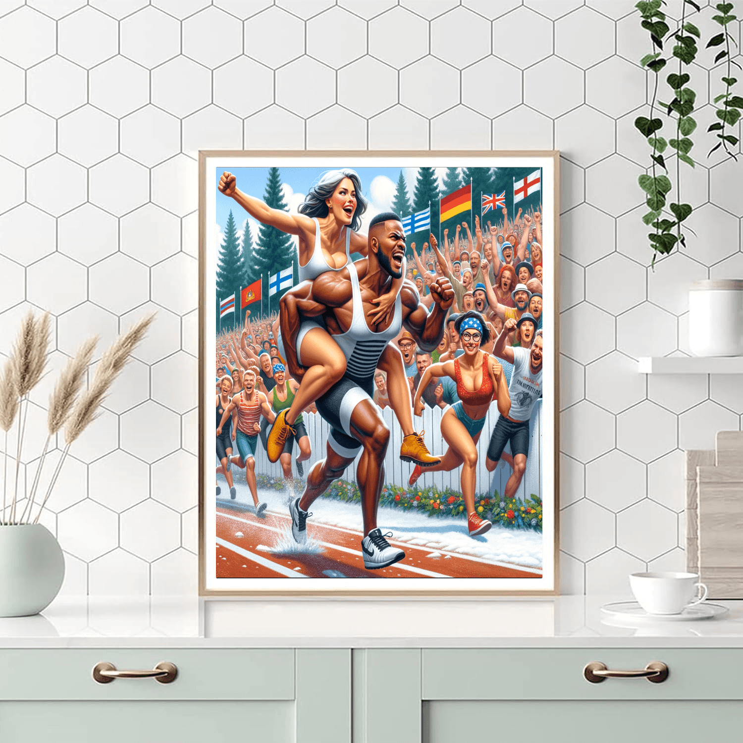 Wife Carrying Championship - Finland Painting By Numbers Kit