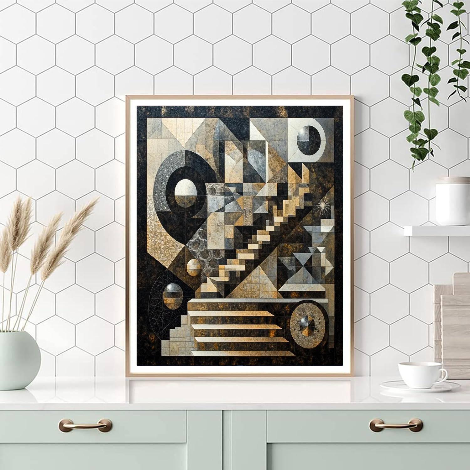 M.C. Escher Inspired Symmetry In Chaos  Paint By Numbers